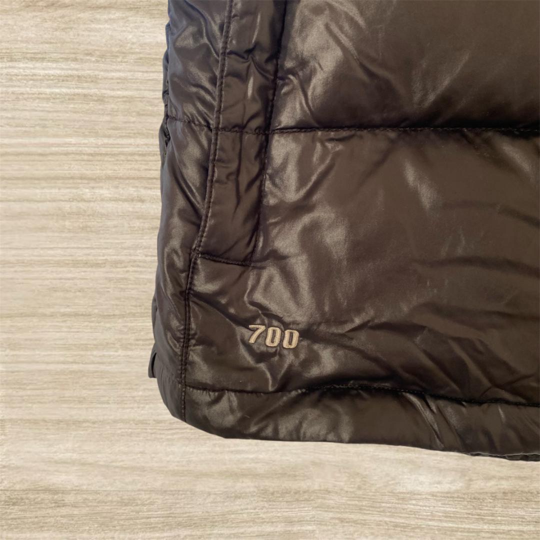美品 THE NORTH FACE ダウンベスト ナイロン ブラック L 700