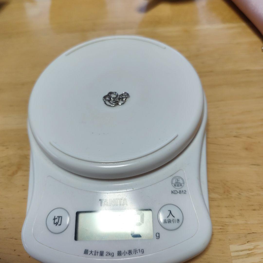 Pt850 プラチナベネチアンチェーンブレスレット 約16センチ