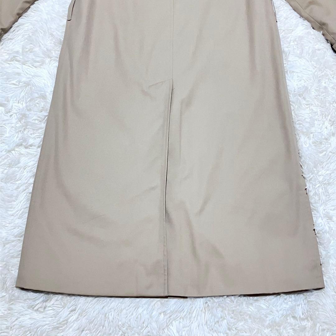 【美品】バーバリー ステンカラーコート ビンテージ ノバチェック ベルト S