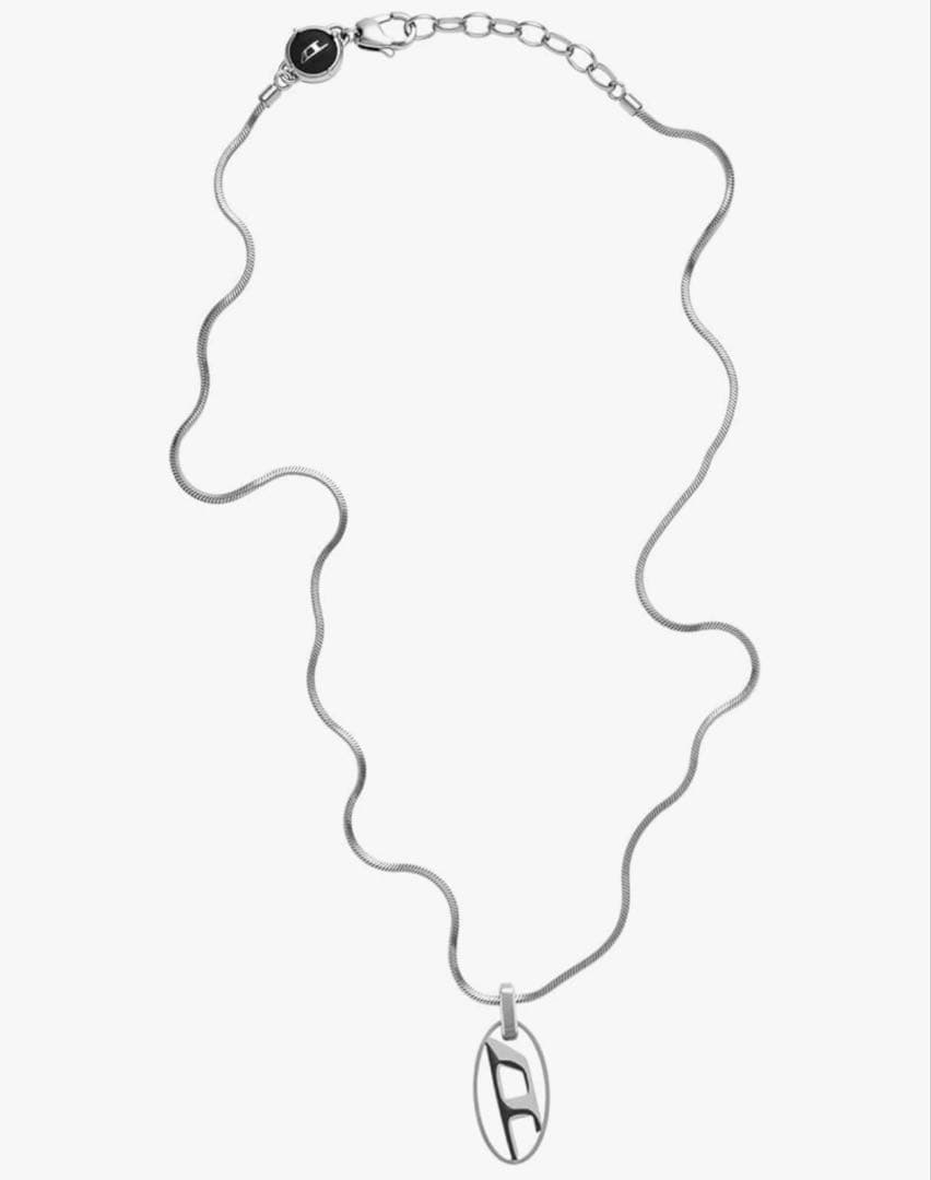 ディーゼルステンレススチールペンダントネックレス