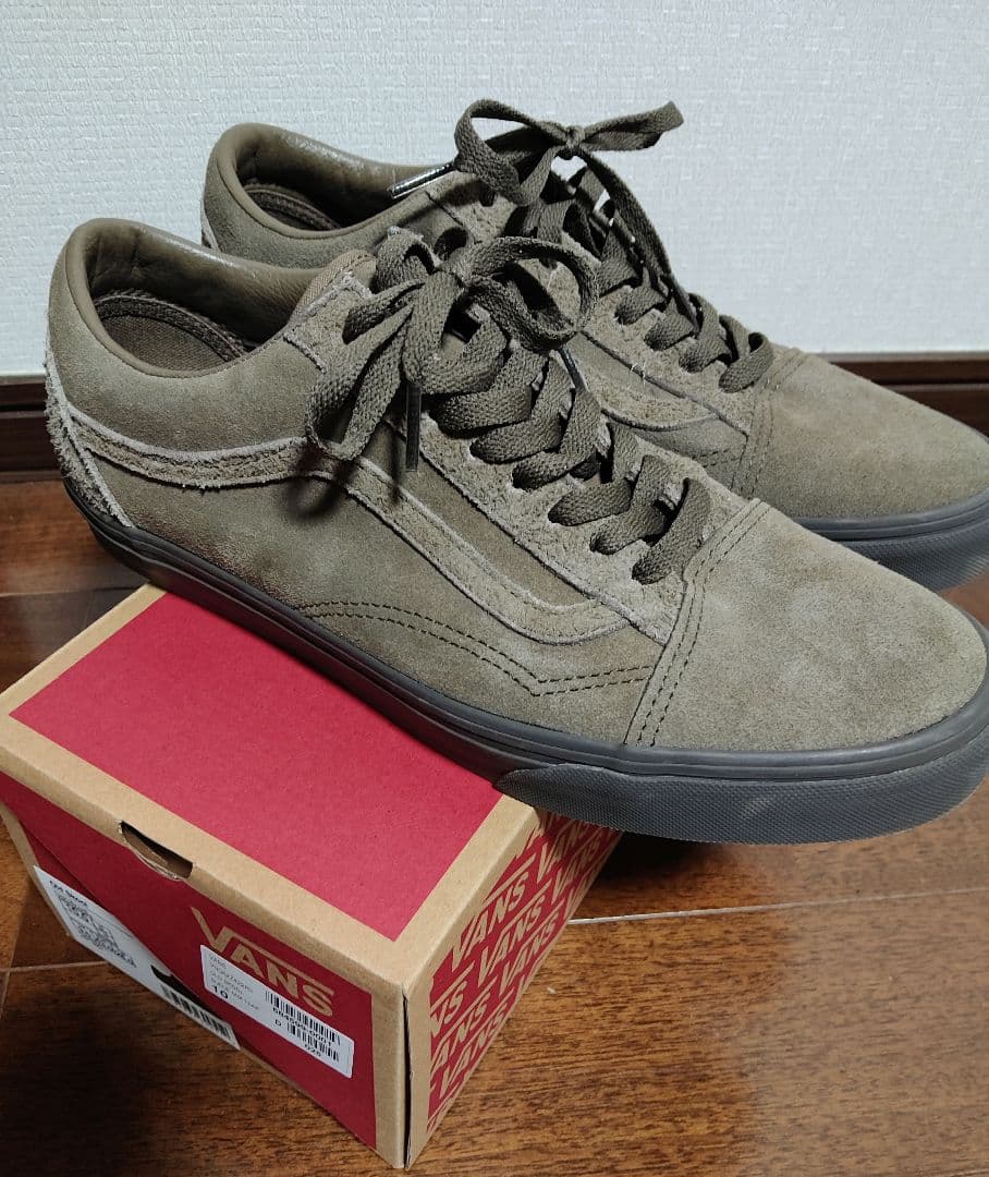 美中古 28cm VANS Old Skool Suede Mix TEAK
