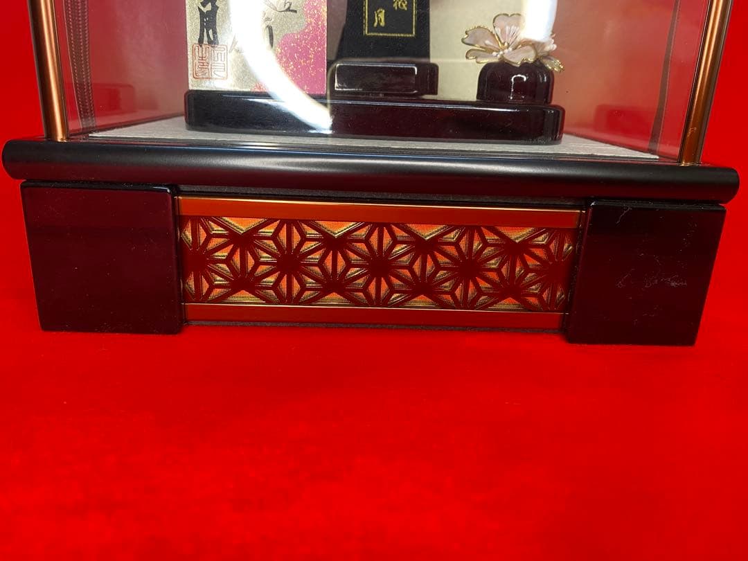 東京久月　羽子板ガラスケース１０号・サイズ　間口約２３×奥行約２１×高さ約４７㎝