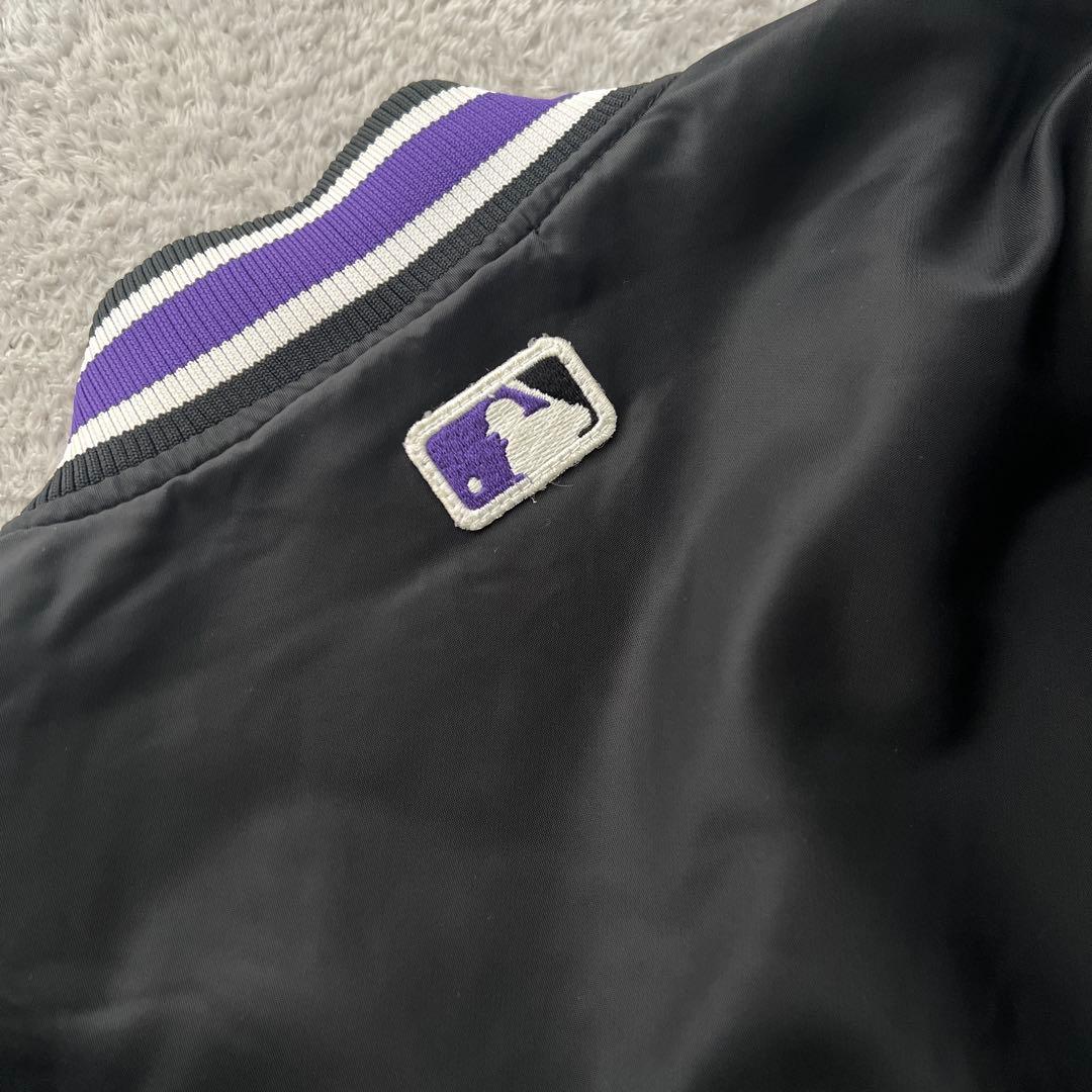 美品✨スターター　ロッキーズ　スタジャンMLB STARTER ダイアモンドＬ