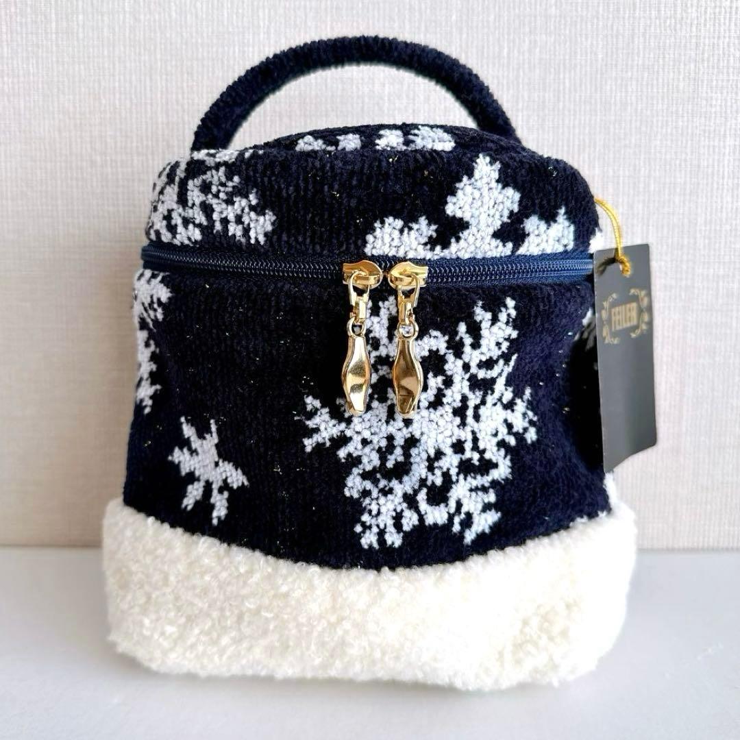 【 新品未使用 】FEILER スノークリスタルホワイト バニティポーチ