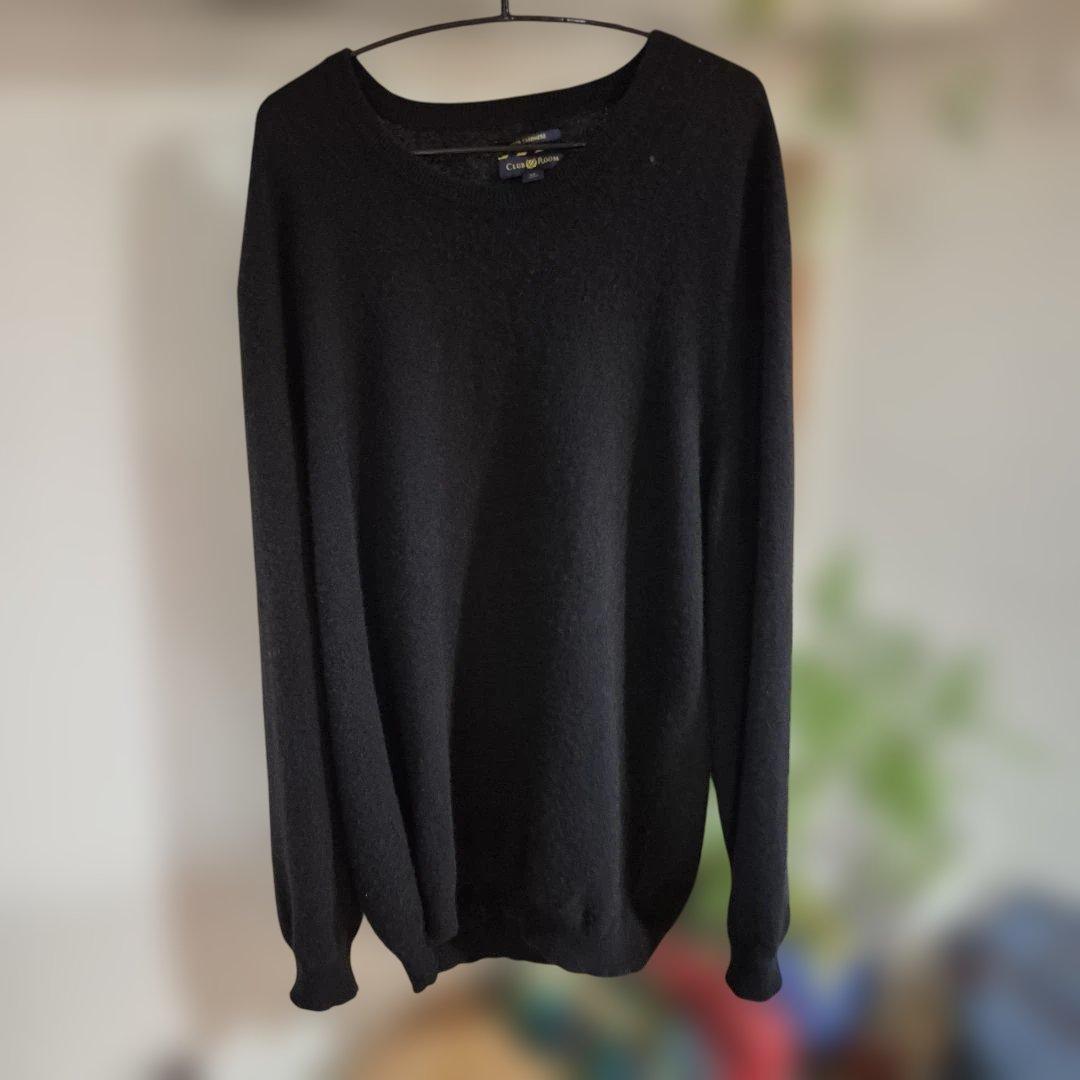 ☆希少美品☆CLUBROOM クラブルーム　カシミアニットセーターXL