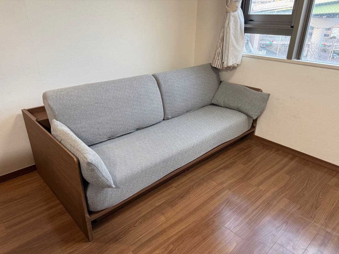 ベットソファ　ニトリ　B2 MGY/MBR