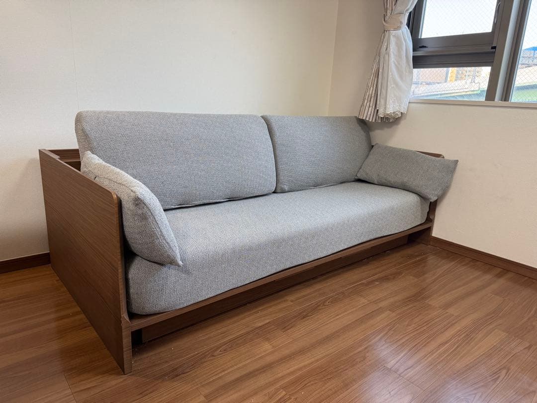 ベットソファ　ニトリ　B2 MGY/MBR