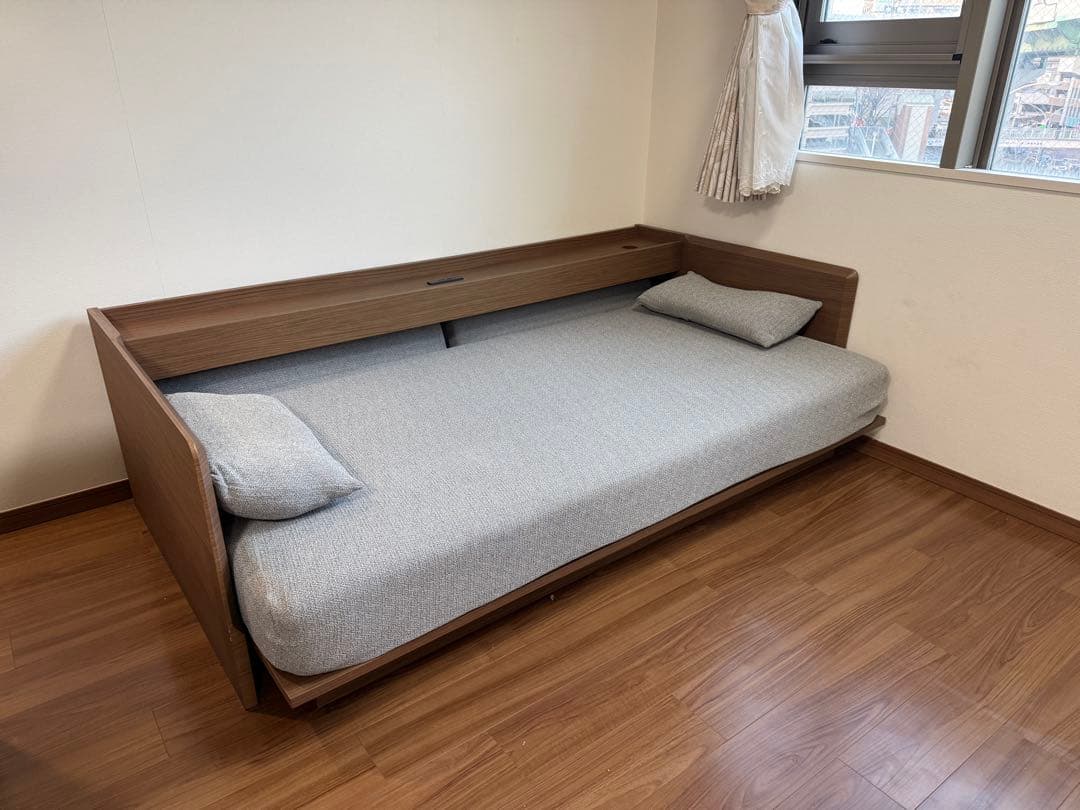 ベットソファ　ニトリ　B2 MGY/MBR