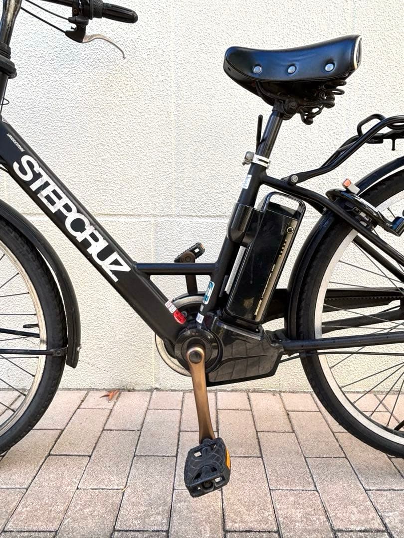 ブリヂストン 電動自転車 STEP CRUZ e 26型 クロツヤケシ