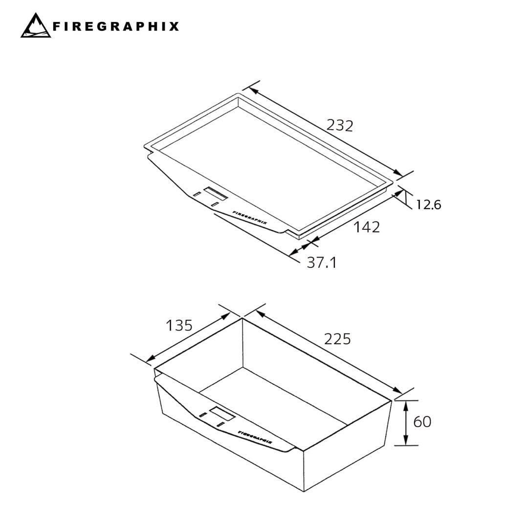 ファイヤーグラフィック <FG052>FGクッカー3点セット 一度使用