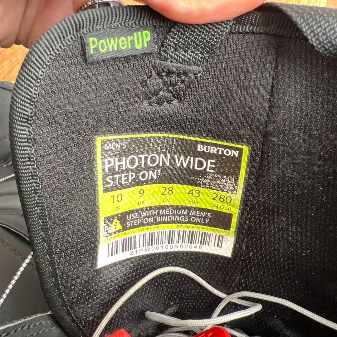 スノーボード BURTON STEP ON & PHOTON WIDE 28