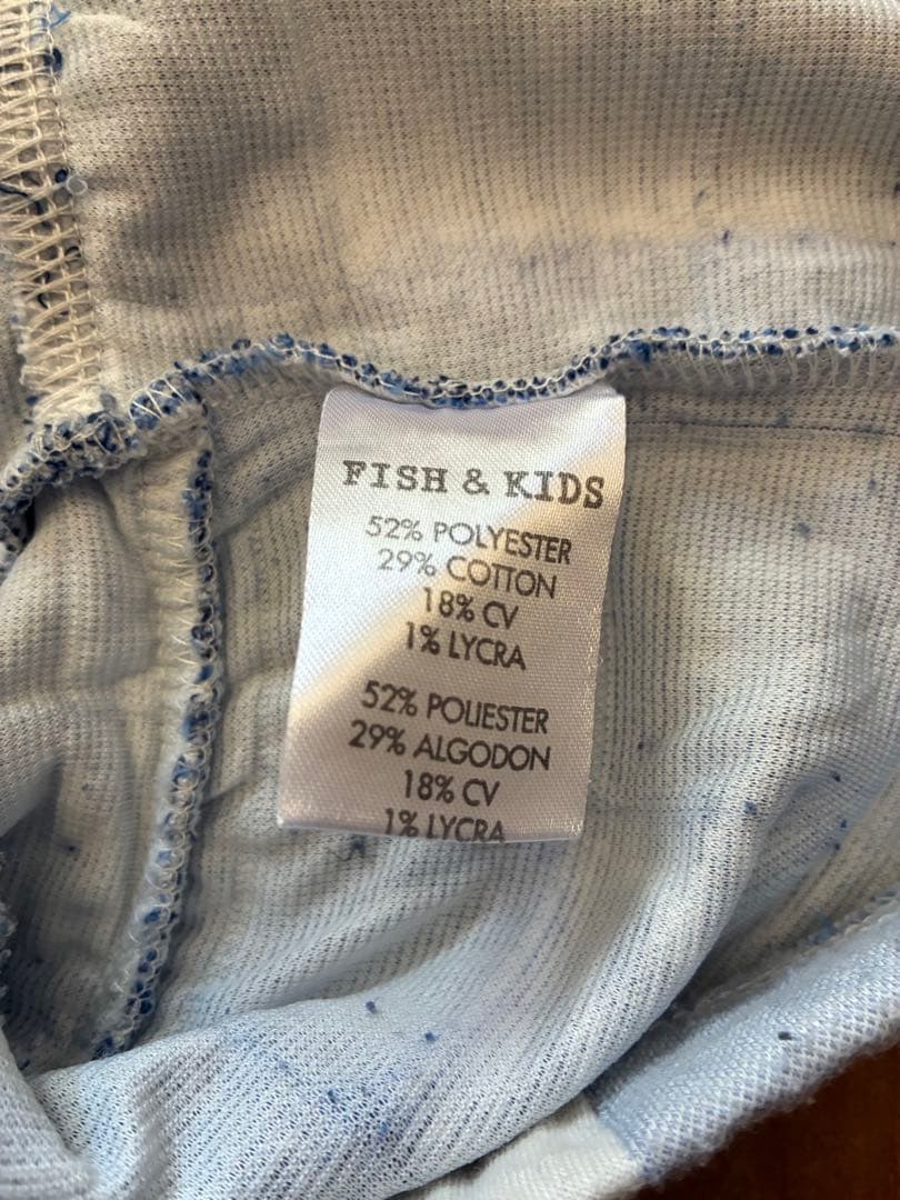 fish&kids パッチワークワンピース【2-3y】