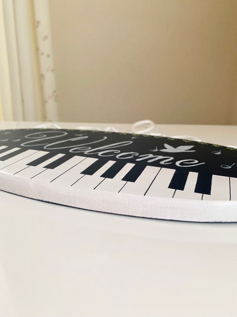 pianeko　ピアノ鍵盤デザイン ウェルカムボード