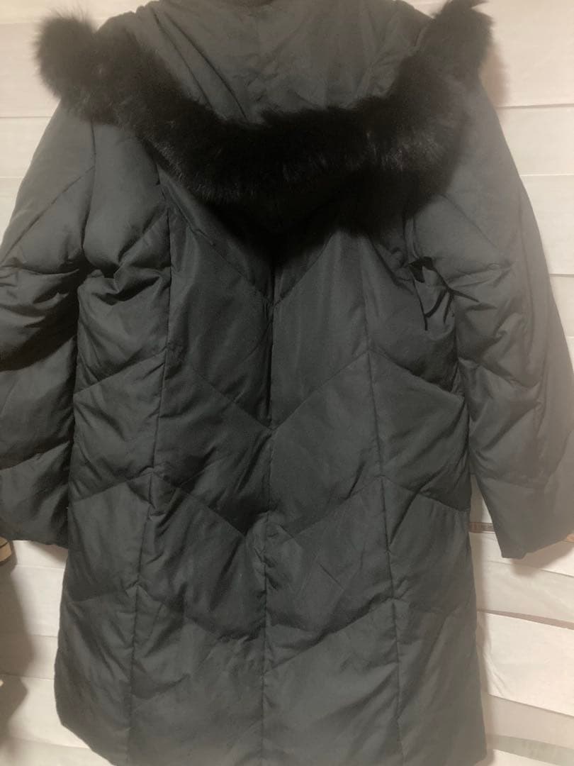 MCM ファー付きL ロングダウン80フェザー20コート　ジャケット