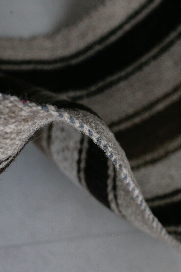 204cm×35cm キリムラグ　ランナーラグ　ウール　コットン　ネイティブ柄