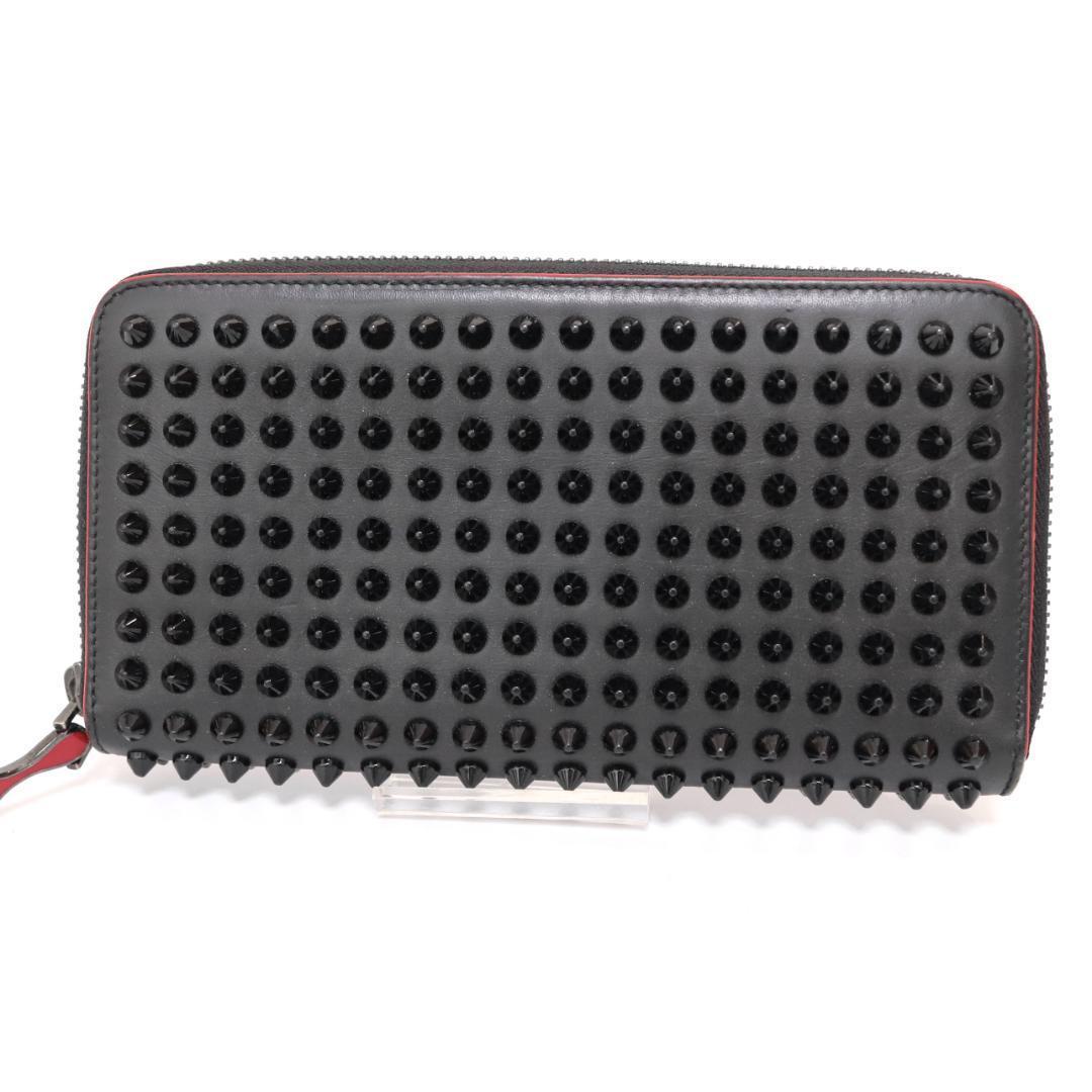 Christian　Louboutin　長財布　パネトーネ　レザー　ブラック