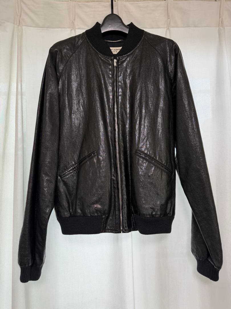 SAINT LAURENT コットンコーティングジャケット