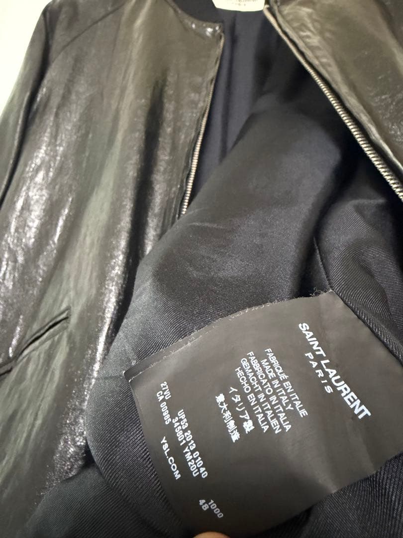 SAINT LAURENT コットンコーティングジャケット