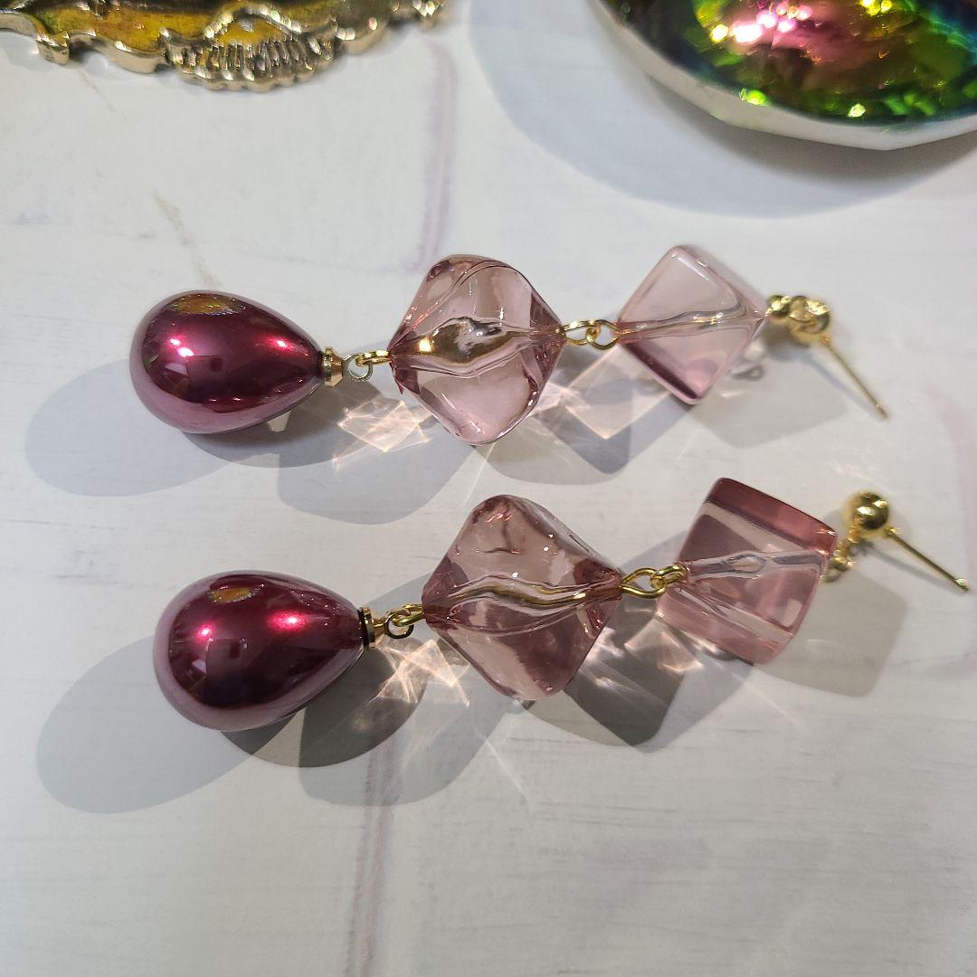 ハンドメイドピアス1910