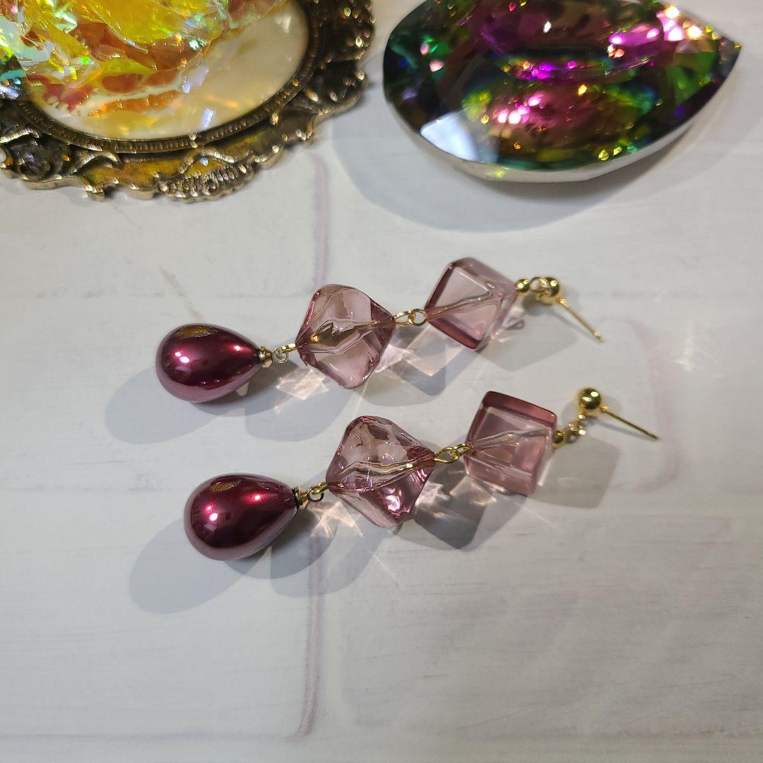 ハンドメイドピアス1910