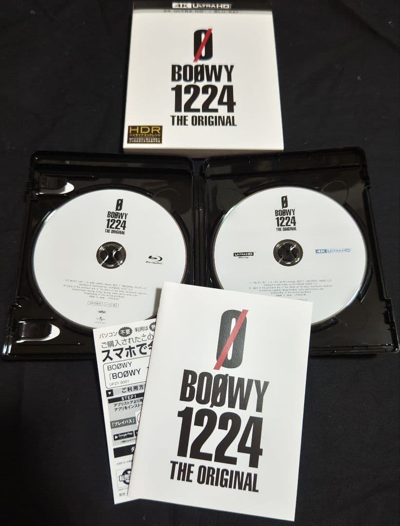 BOOWY/1224 THE ORIGINAL 4K HD＋Blu-ray