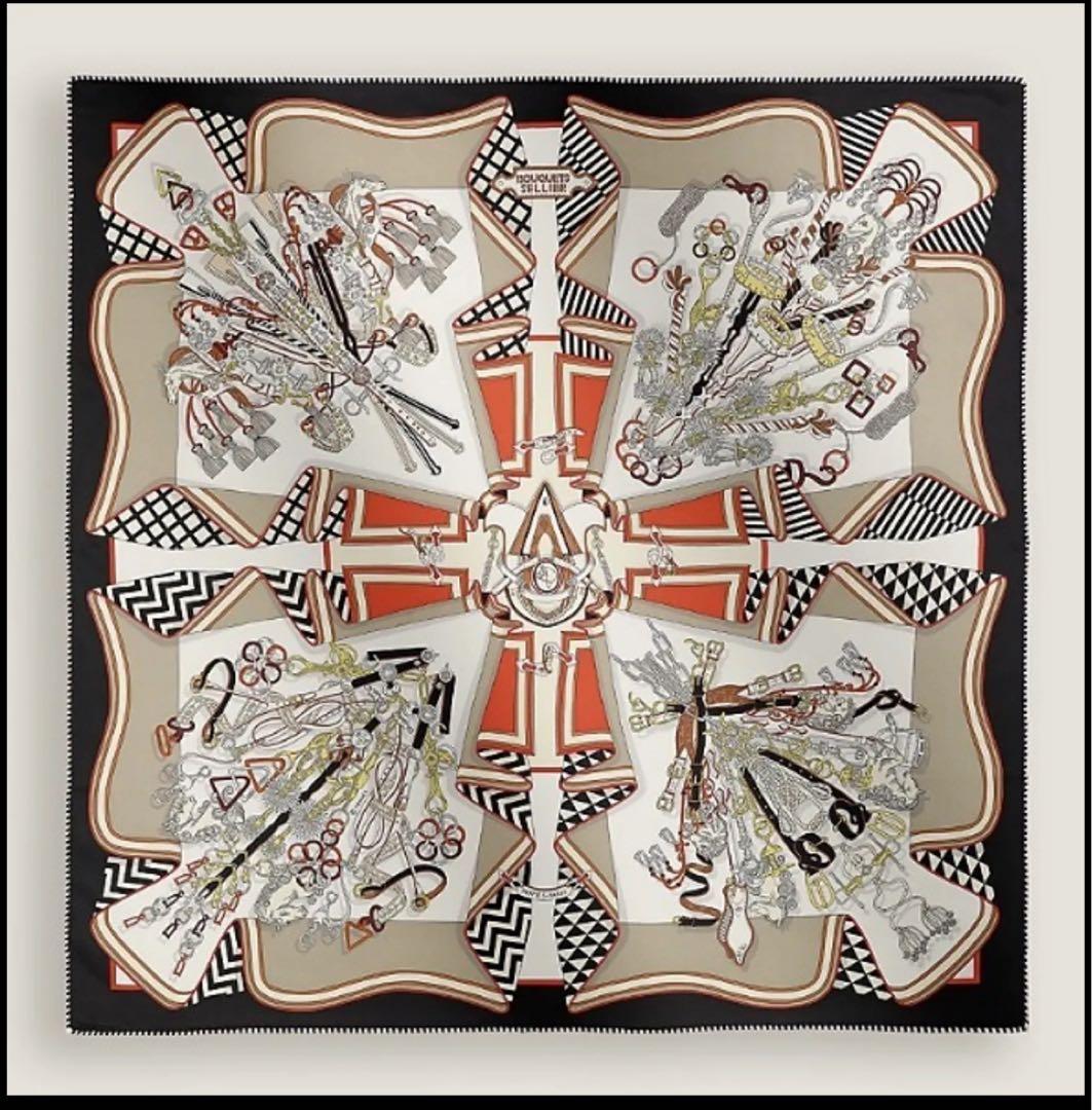 エルメス スカーフ カレ70 鞍職人の花束 シルク 2025春夏　新品未使用