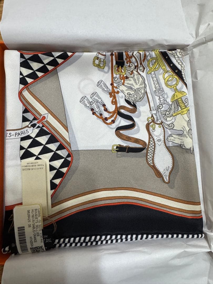 エルメス スカーフ カレ70 鞍職人の花束 シルク 2025春夏　新品未使用