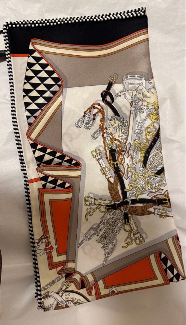 エルメス スカーフ カレ70 鞍職人の花束 シルク 2025春夏　新品未使用