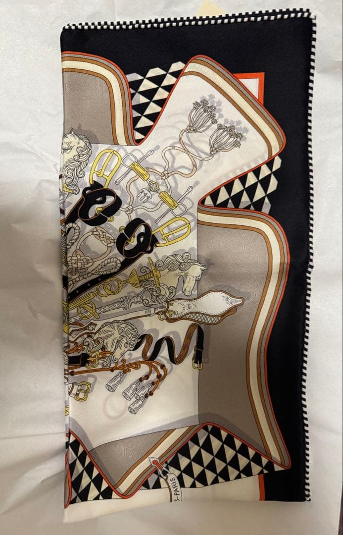 エルメス スカーフ カレ70 鞍職人の花束 シルク 2025春夏　新品未使用