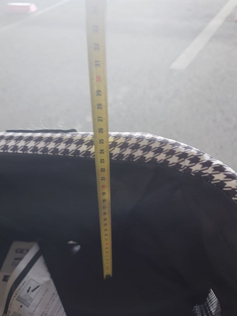 限定値下げ　ペットカート チェック柄 メッシュカバー付き