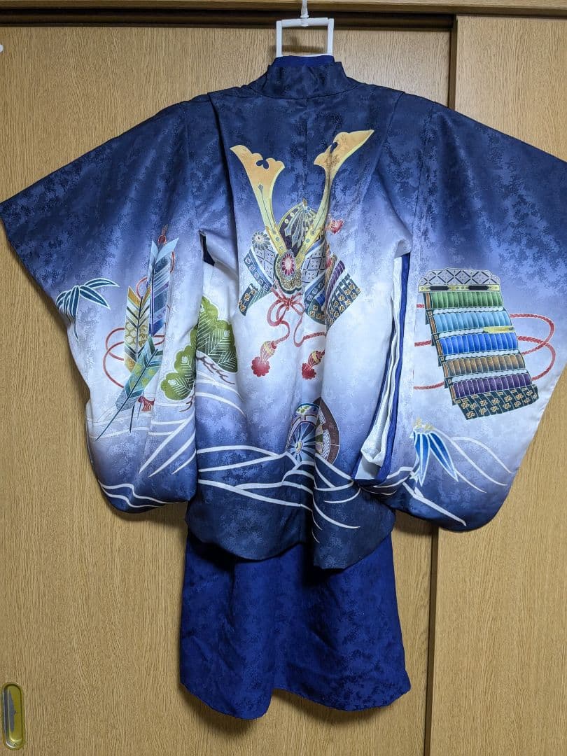 京越 七五三5歳男の子 フルセット(肩上げ済み)