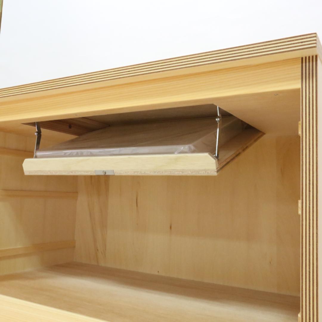 隠し収納付チェスト　ハンドメイド　02173