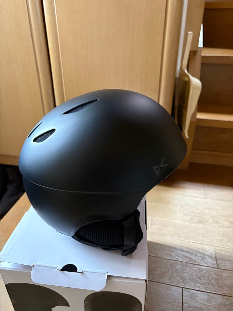 anon HELO ROUND FIT ヘルメット マットブラック　L