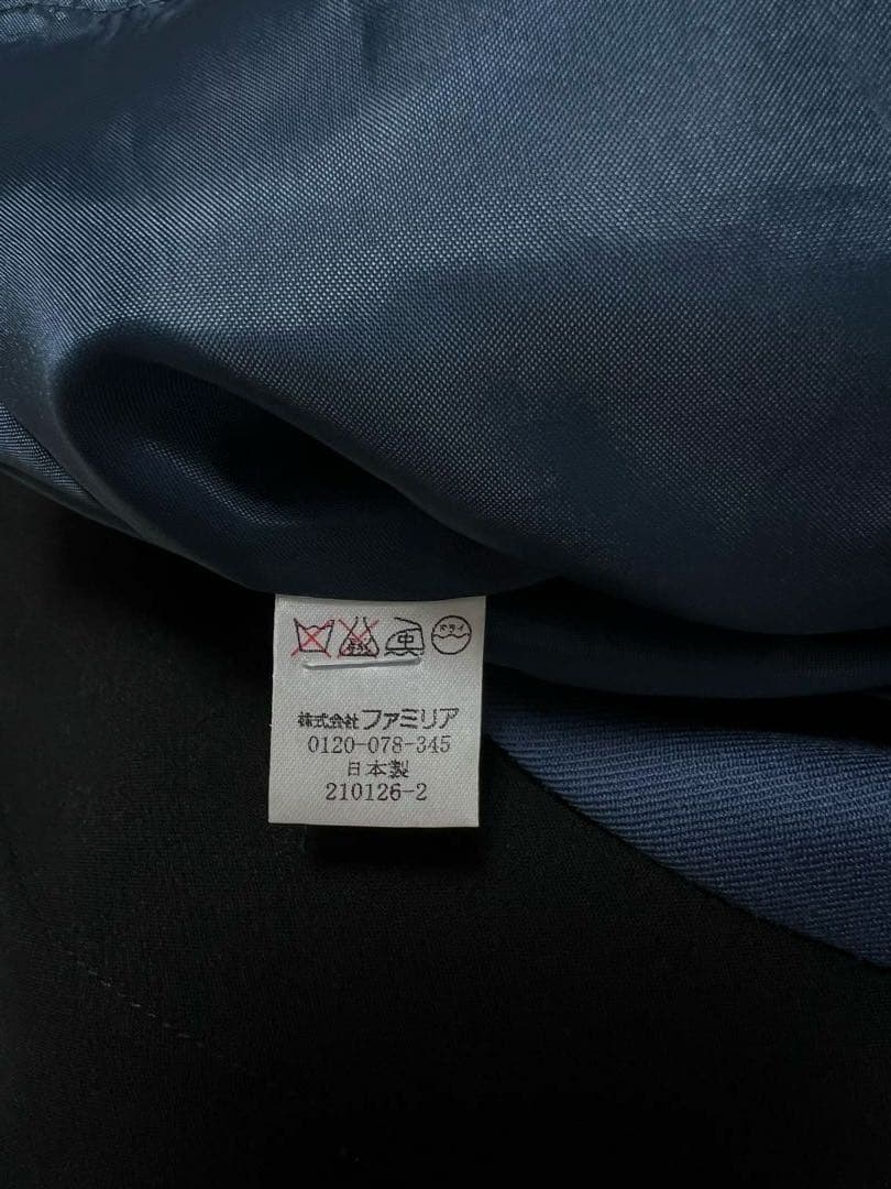 ファミリア　familiar お受験　アンサンブル　ワンピース　ネイビー