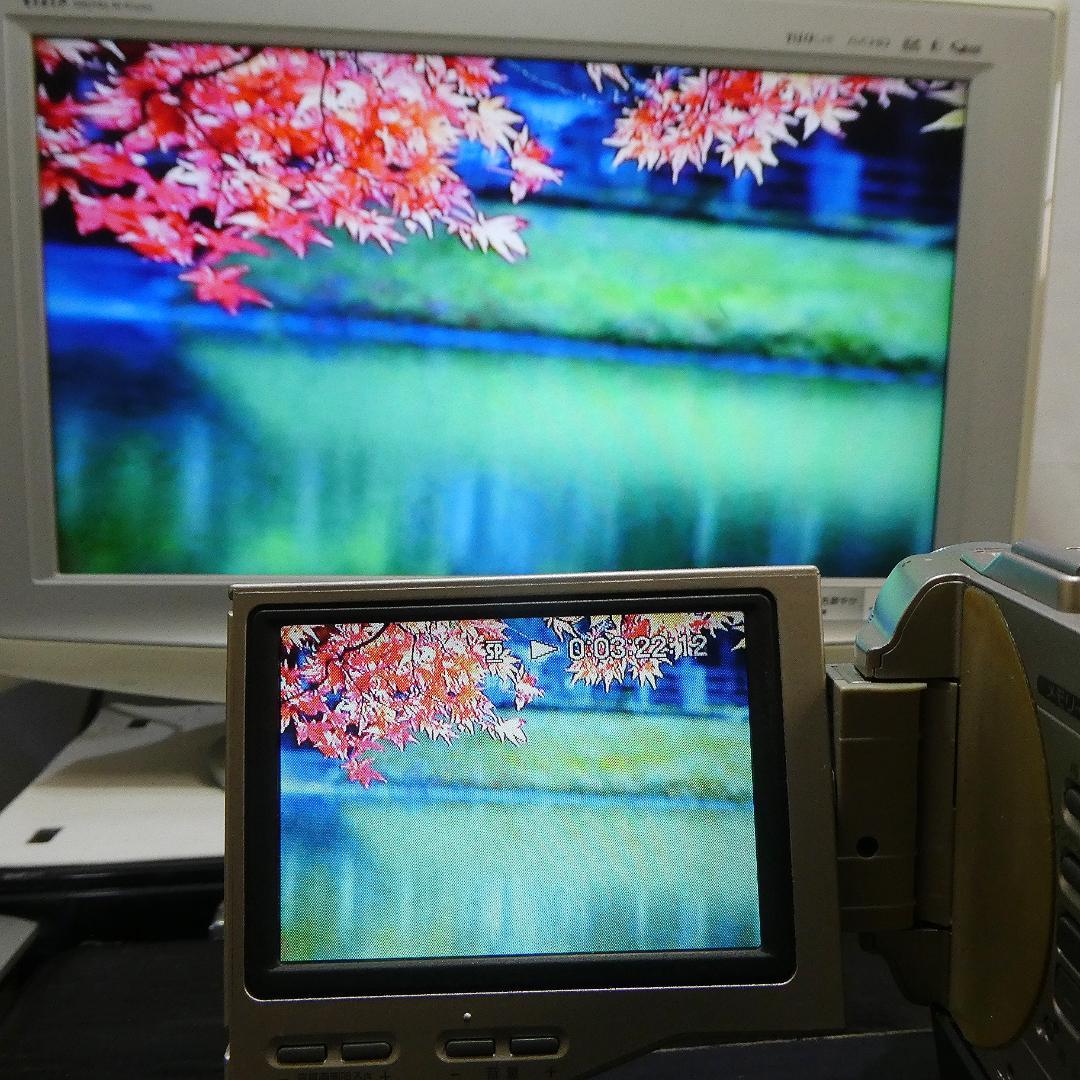 動作品ソニー DCR-TRV10 MiniDVビデオカメラ　DVDダビングに最適