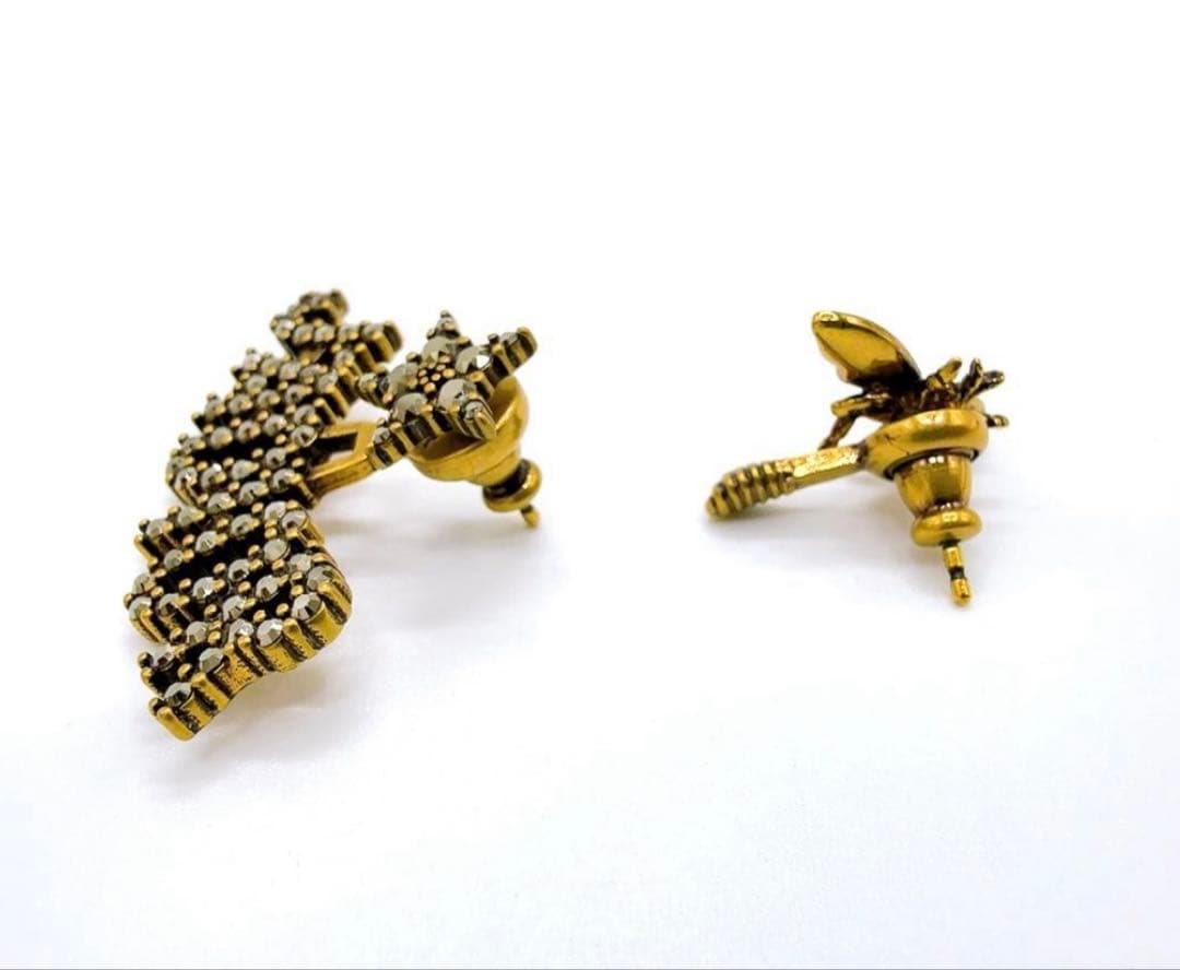 ◇クリスチャンディオール◇JADIOR/ピアス/ジャディオール/ラインストーン