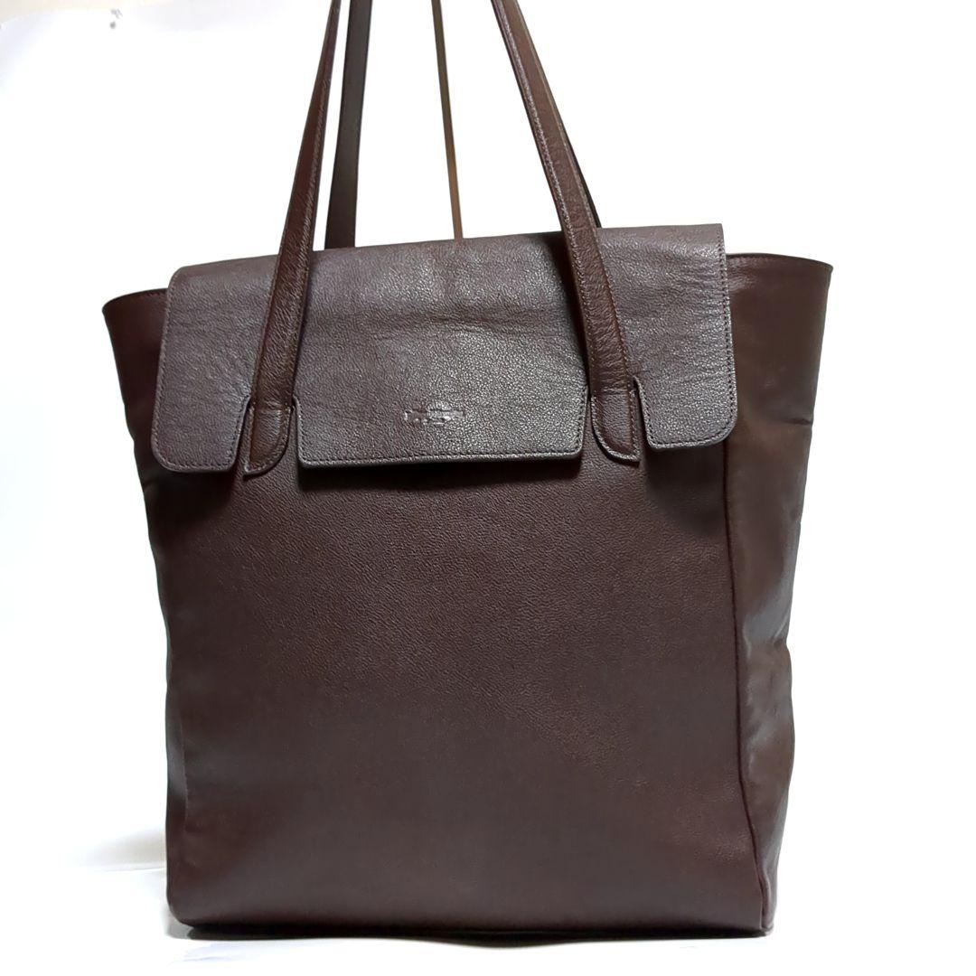 ✨美品✨ウォームスクラフツマニュファクチャートートバッグ ブラウン ホースレザー