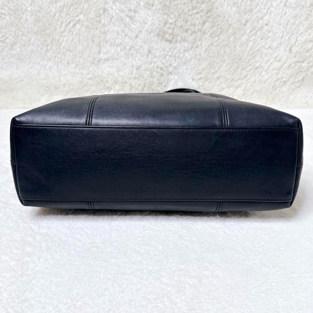 バッグ COACH Old Coach Black 90s Tote Bag rare