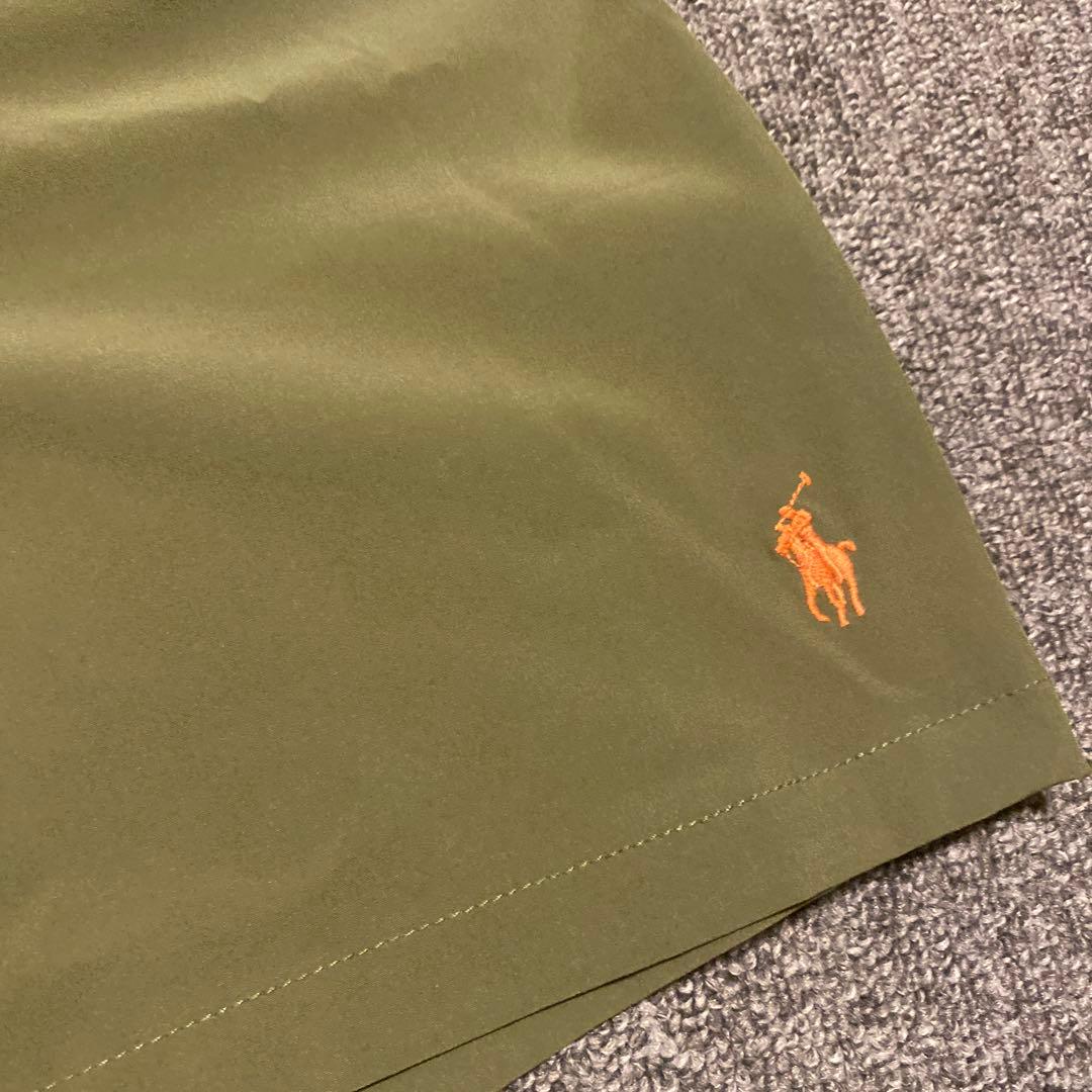 poloralphlaurenオリーブグリーン水着　US S