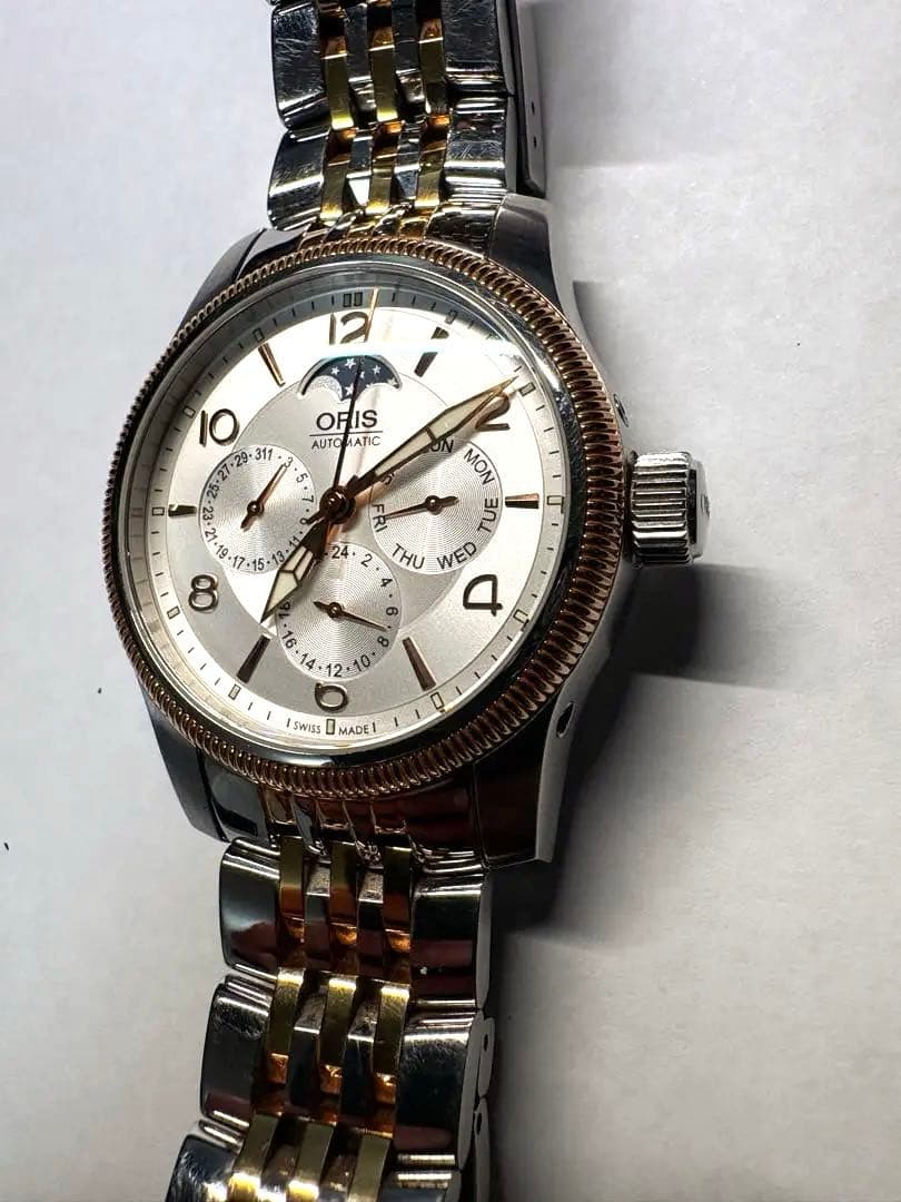 ORIS（オリス）自動巻き ムーンフェイズ（トリプルカレンダー系）