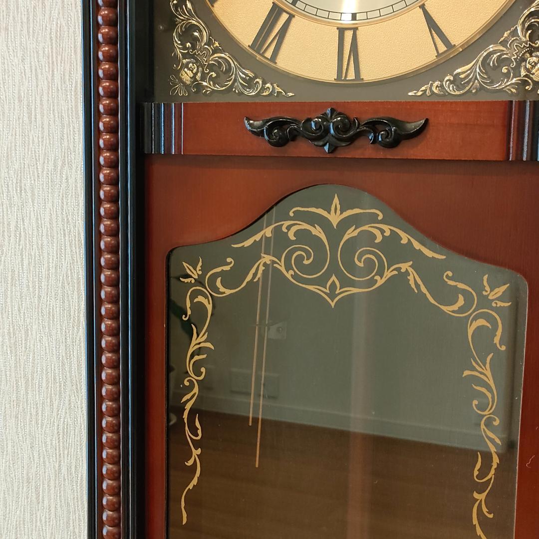 ビンテージCITIZEN　振り子時計　掛時計　柱時計　クラシック S5