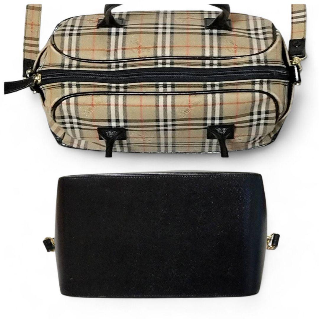 極美品 BURBERRY ショルダーバック 2way ノバチェック ボストン