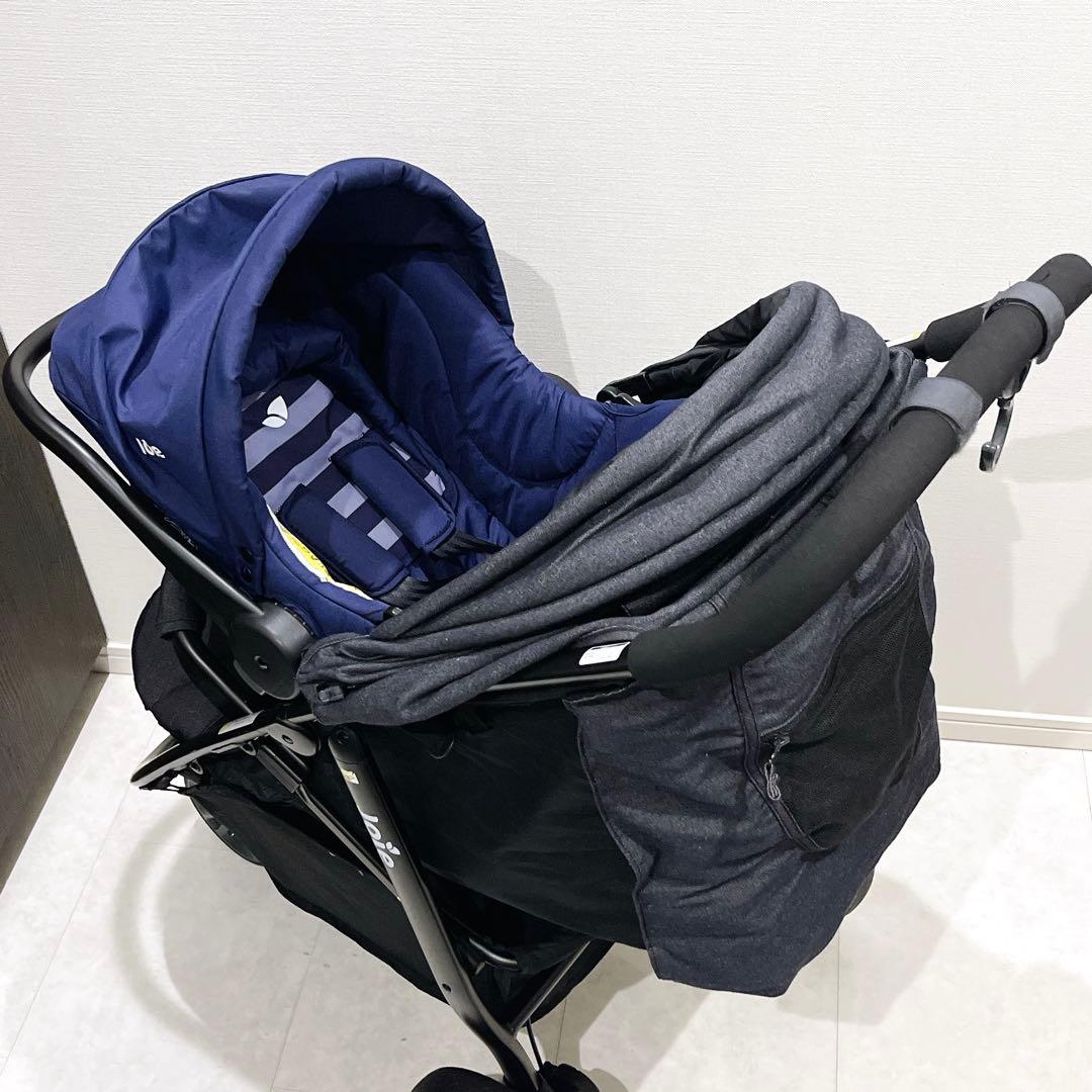 ジョイー joie トラベルシステム チャイルドシート ベビーカー 3点セット
