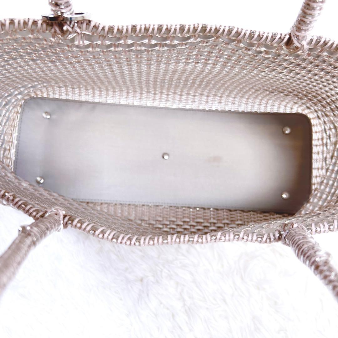 美品✨アンテプリマ イントレッチオ パウダリーピンクシルバー インナーバッグ付