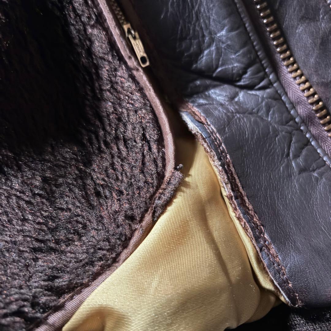 希少/40サイズ■✨schott フライトジャケット　G-1 ブラウン　USA製