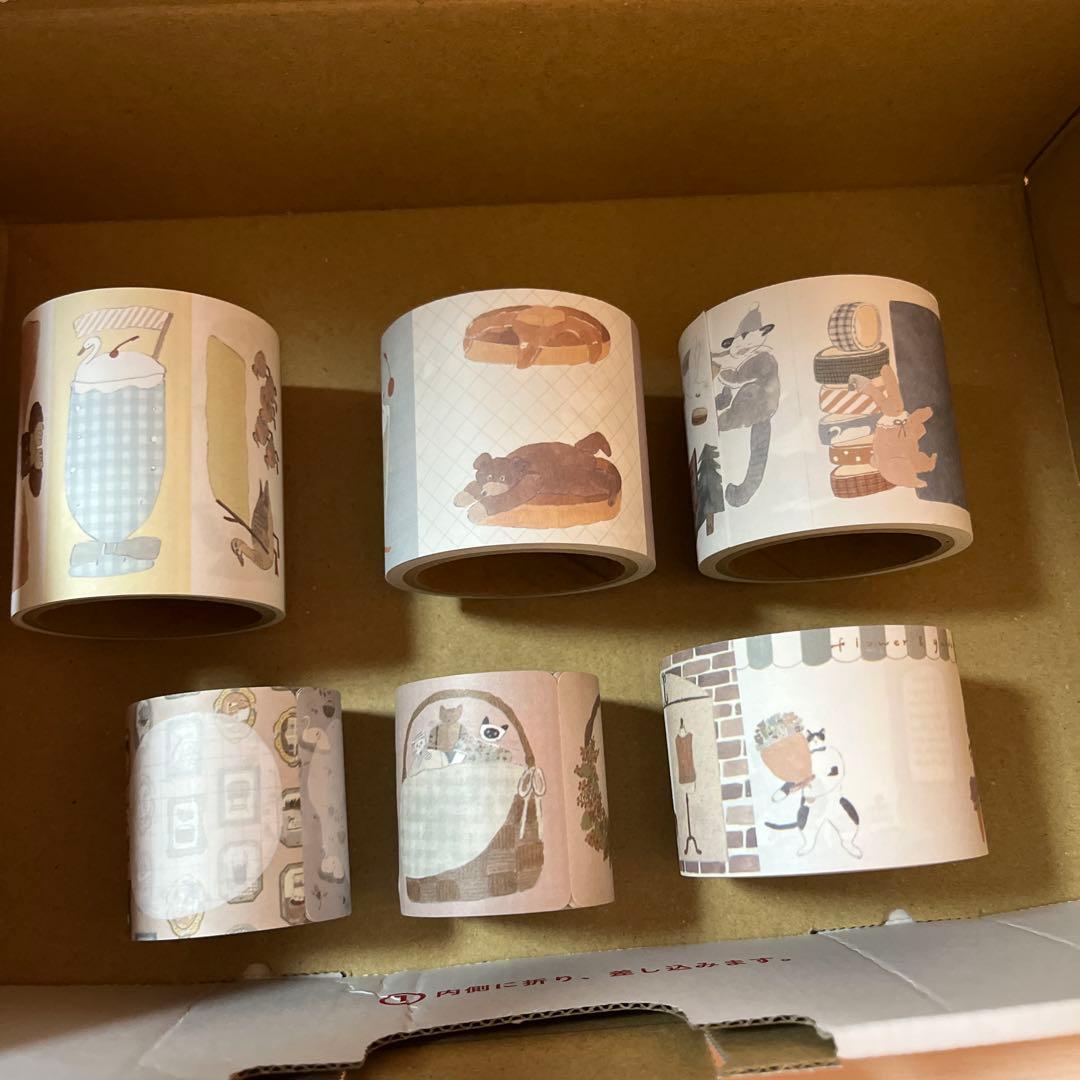 手紙社　ロール付箋　トビマツショウイチロウ　キンイロヒトデ　オビワン　など