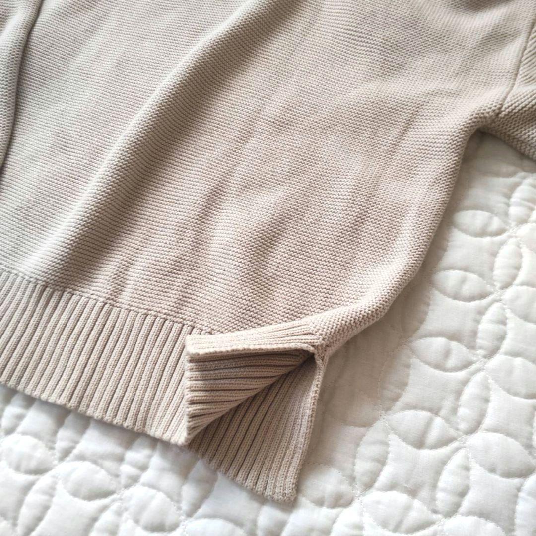 美品✨アパルトモン ドゥーズィエムクラス コットン ニットプルオーバー ベージュ