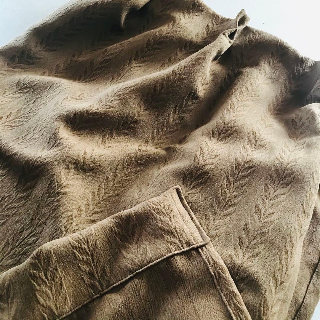 ドレープ　カーテン　幅200cm×丈220cm2枚　ブラウン