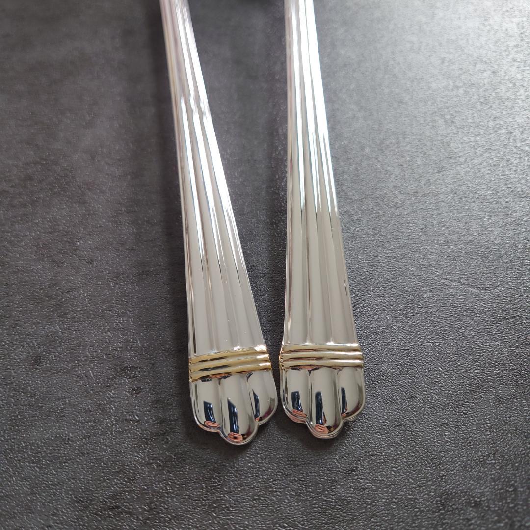 希少 美品 クリストフル アリアゴールドリング サービングセット 2点