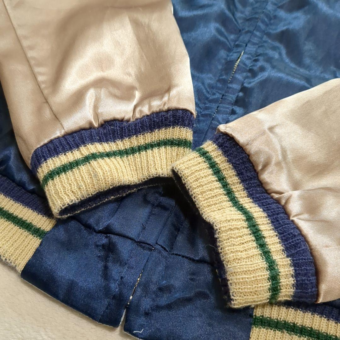 美品 テーラー東洋 スカジャン 舞妓 五重塔 リバーシブル スカル Mサイズ